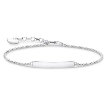 Silver Classic Engravable Bracelet