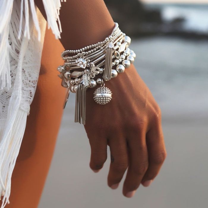 Mini Small Ball Tassel Bracelet